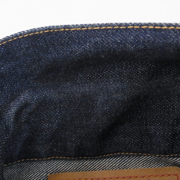 実際に弊社で買取させて頂いたDENIME/ドゥニーム インディゴ デニムジャケット/40の画像 5枚目