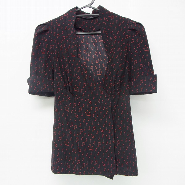 実際に弊社で買取させて頂いたHYSTERICS/ヒステリックス 音符柄 シャツ/F