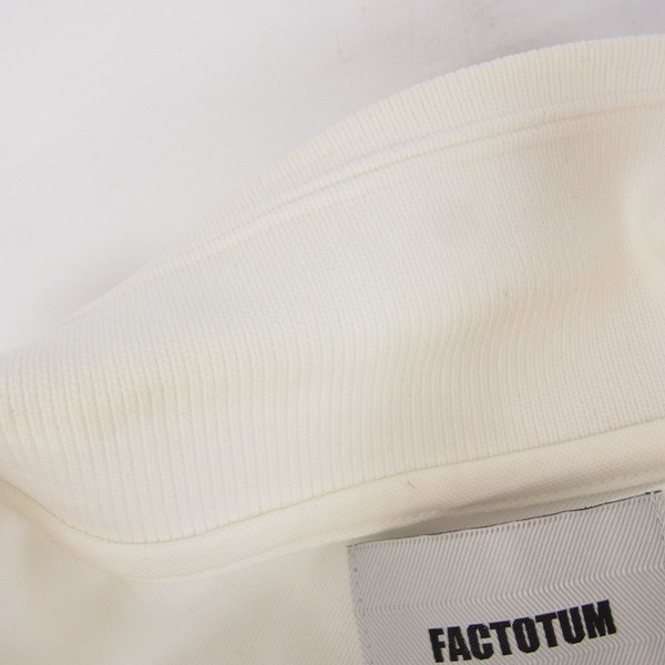 実際に弊社で買取させて頂いたFACTOTUM/ファクトタム バイカラー 半袖ポロシャツ/46の画像 5枚目