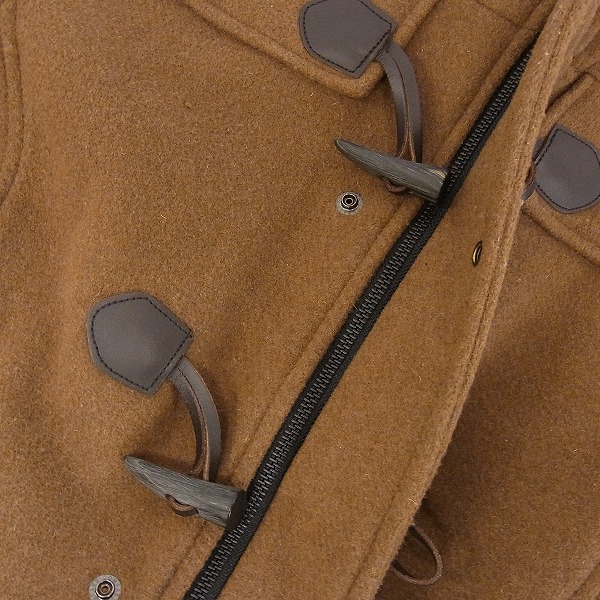 実際に弊社で買取させて頂いたHARE/ハレ メルトン ダッフルコート Size：Lの画像 6枚目