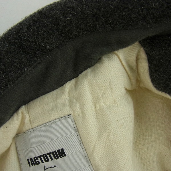 実際に弊社で買取させて頂いたFACTOTUM/ファクトタム ACTIVITY ウール ダウンテーラードジャケット/46の画像 5枚目
