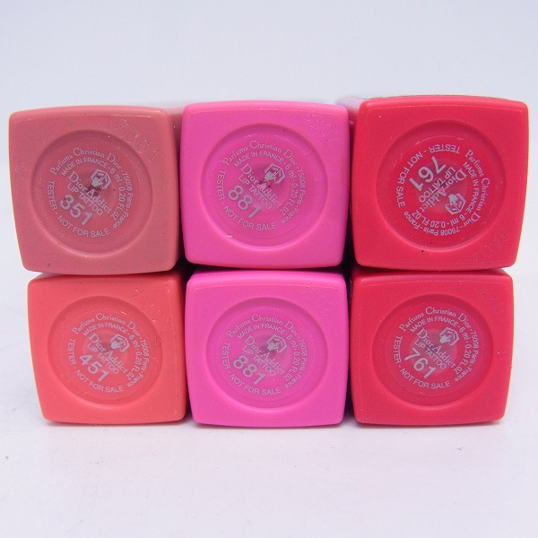 実際に弊社で買取させて頂いた【テスター品】Christian Dior/クリスチャン・ディオール アディクト リップティント/リップグロス/10点セットの画像 6枚目