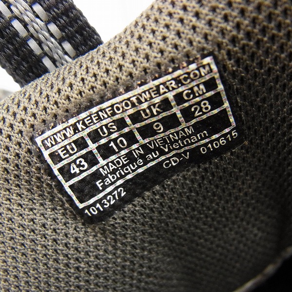 実際に弊社で買取させて頂いたKEEN/キーン スウェードトレッキングシューズ マウンテンブーツ 1013272/28の画像 5枚目