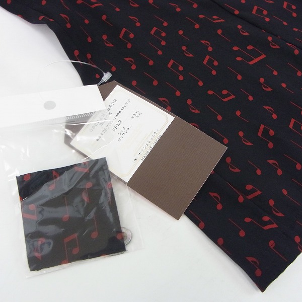 実際に弊社で買取させて頂いたHYSTERICS/ヒステリックス 音符柄 シャツ/Fの画像 8枚目