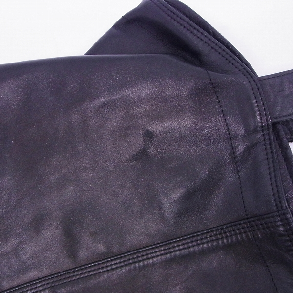 実際に弊社で買取させて頂いたPORTER/ポーター レザートートバッグ ブラック ポーチ付の画像 5枚目