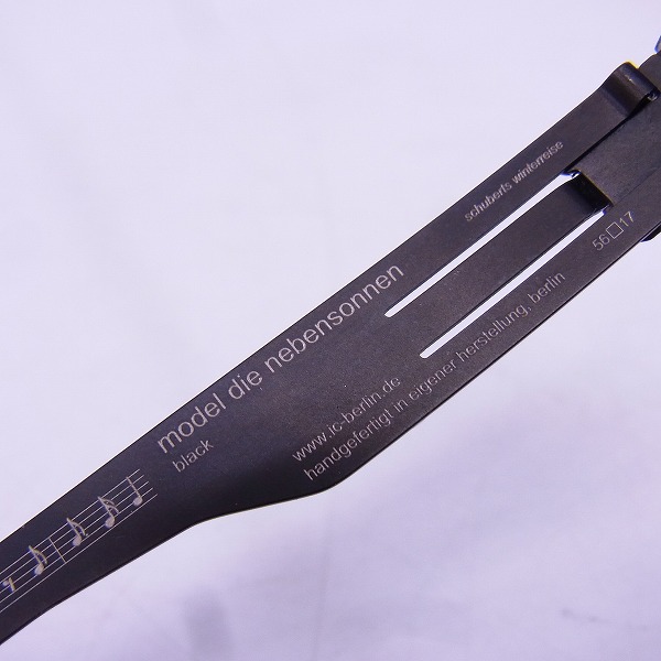 実際に弊社で買取させて頂いたic!berlin/アイシーベルリン Die Nebensonnen 眼鏡/メガネフレームの画像 3枚目