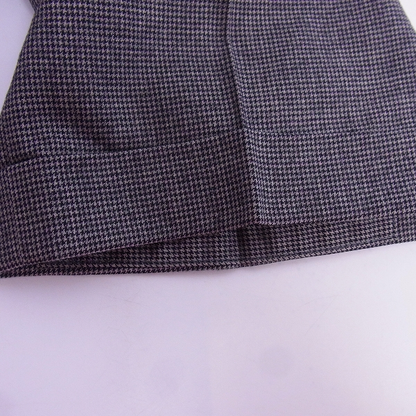 実際に弊社で買取させて頂いたBURBERRY LONDON/バーバリーロンドン 千鳥格子柄 ウールパンツ/94の画像 6枚目