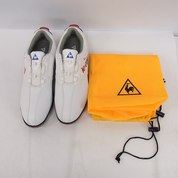 実際に弊社で買取させて頂いたle coq sportif/ルコック・スポルティフ 18FW ダイヤル式ゴルフシューズ  QQ0595/25.5cmの画像 7枚目