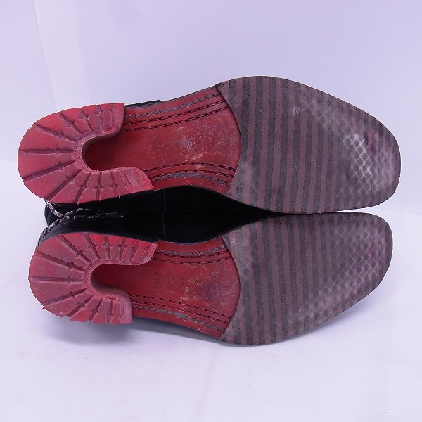 実際に弊社で買取させて頂いたhiromu takahara/ヒロムタカハラ ロングブーツ/41.5の画像 2枚目