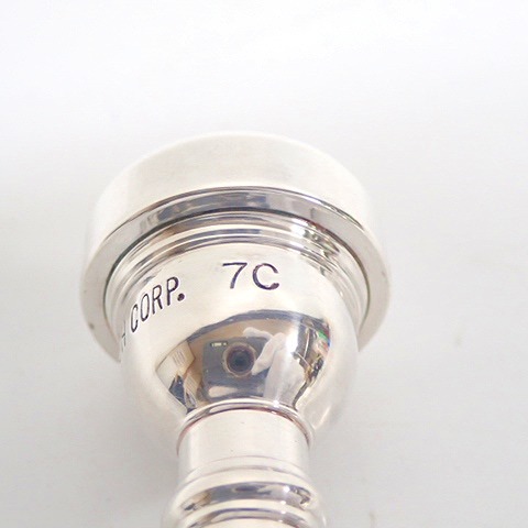 実際に弊社で買取させて頂いたVincent Bach/ヴィンセント・バック No 1/No 7C コルネット用/トランペット用 マウスピース 2個セットの画像 5枚目
