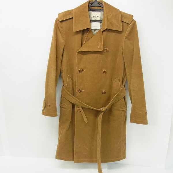 実際に弊社で買取させて頂いたFACTOTUM/ファクトタム 12AW コーデュロイ トレンチコート/46