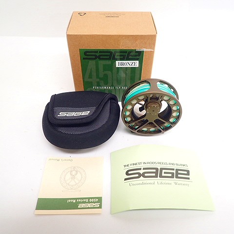 実際に弊社で買取させて頂いたSAGE/セージ 4560 BRONZE/ブロンズ フライリール ケース/箱付きの画像 0枚目