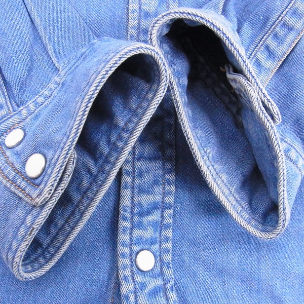 実際に弊社で買取させて頂いたFACTOTUM/ファクトタム ストレッチウエスタンシャツ/長袖シャツ 01061522/01060121 44/2点セットの画像 5枚目