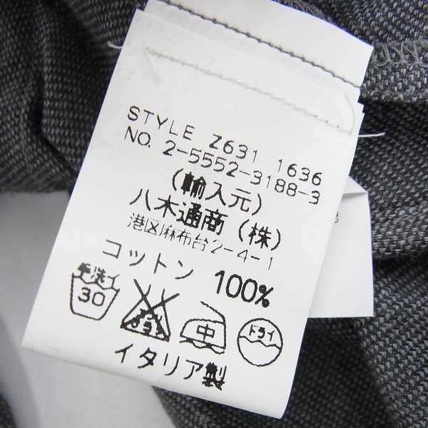 実際に弊社で買取させて頂いたEDIFICE×ORIAN/エディフィス×オリアン イタリア製 長袖シャツ/Mの画像 5枚目