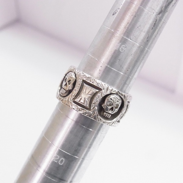 実際に弊社で買取させて頂いたLoree Rodkin/ローリーロドキン スカルリングの画像 5枚目