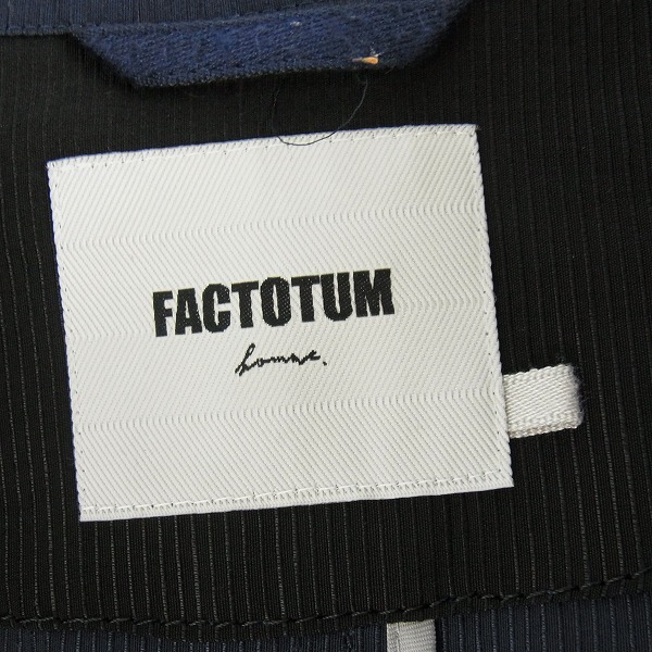 実際に弊社で買取させて頂いたFACTOTUM/ファクトタム ストライプ 2Bジャケット/パンツ セット 46/44の画像 2枚目