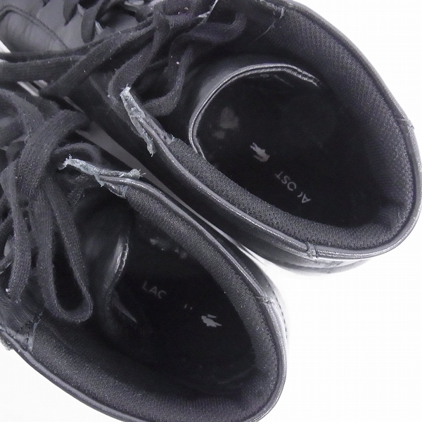 実際に弊社で買取させて頂いたLACOSTE/ラコステ ハイカットスニーカー UK7.5 2点セットの画像 3枚目