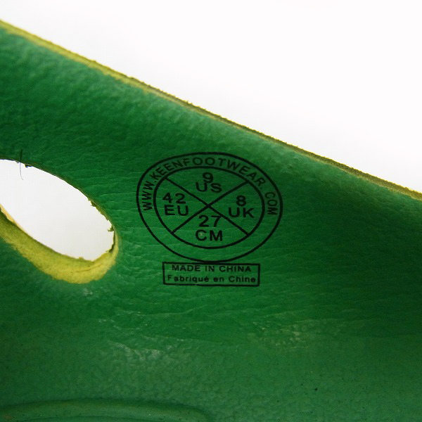 実際に弊社で買取させて頂いた KEEN/キーン YOGUI/ヨギ スリッポンサンダル/27の画像 5枚目