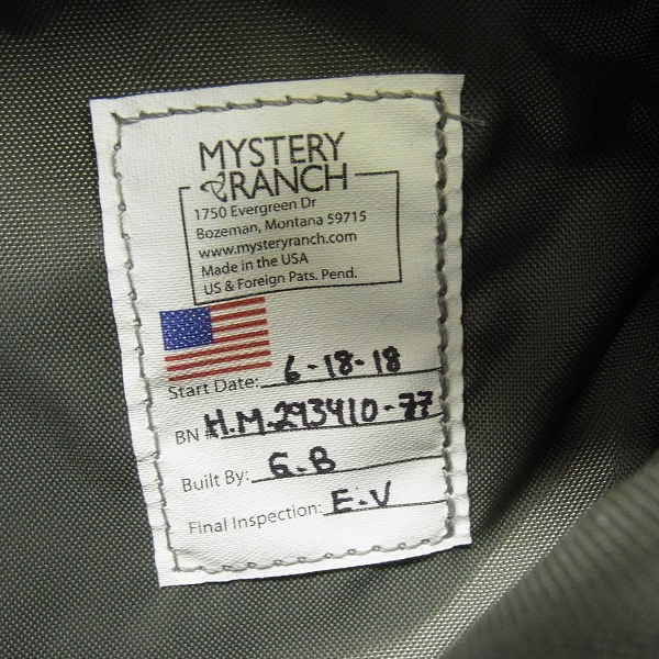 実際に弊社で買取させて頂いたMYSTERY RANCH/ミステリーランチ HIP MONKEY/ヒップモンキー USA製 FOLIAGE ボディバッグ/ウエストバッグの画像 4枚目