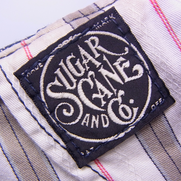 実際に弊社で買取させて頂いたSUGAR CANE/シュガーケーン ストライプベスト/ジレ SC12760/40の画像 2枚目