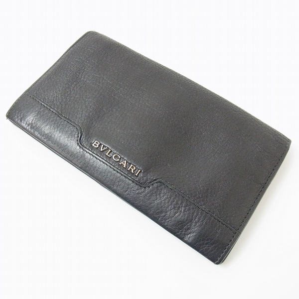 実際に弊社で買取させて頂いたBVLGARI/ブルガリ 二つ折り レザー 長財布/ウォレット