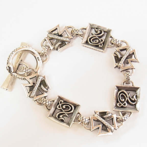 実際に弊社で買取させて頂いたDEALDESIGN/ディールデザイン SNAKED LOWS/スネイキッドロウズ ブレスレット sn-001の画像 2枚目