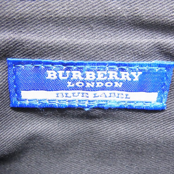 実際に弊社で買取させて頂いたBurberry Blue Label/バーバリーブルーレーベル デニム インディゴトートバッグ/デニム ショルダーバッグ 2点セットの画像 4枚目