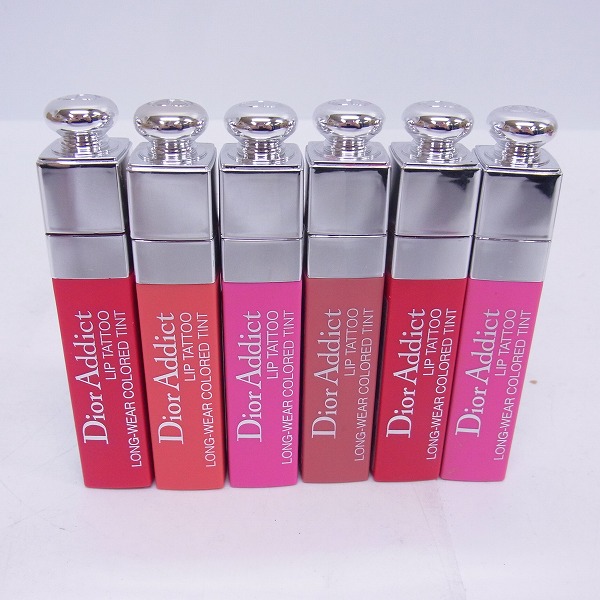 実際に弊社で買取させて頂いた【テスター品】Christian Dior/クリスチャン・ディオール アディクト リップティント/リップグロス/10点セットの画像 1枚目