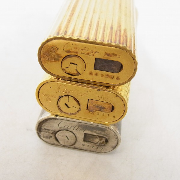 実際に弊社で買取させて頂いたMaruman Halley/マルマン/Cartier/カルティエ/ダンヒル/YSL/Pierre Cardin/RONSON ライター 8点おまとめの画像 3枚目