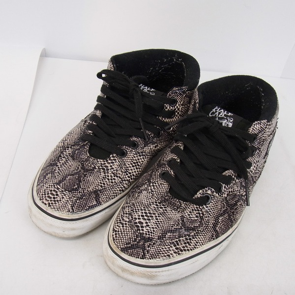 VANS/バンズ HALF CAB/ハーフキャブ パイソン/ヘビ柄 スケートシューズ 