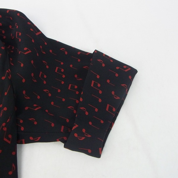 実際に弊社で買取させて頂いたHYSTERICS/ヒステリックス 音符柄 シャツ/Fの画像 7枚目