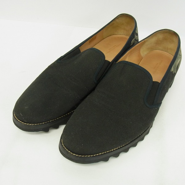 実際に弊社で買取させて頂いたDRIES VAN NOTEN/ドリスヴァンノッテン ボタニカル調 スリッポン/44