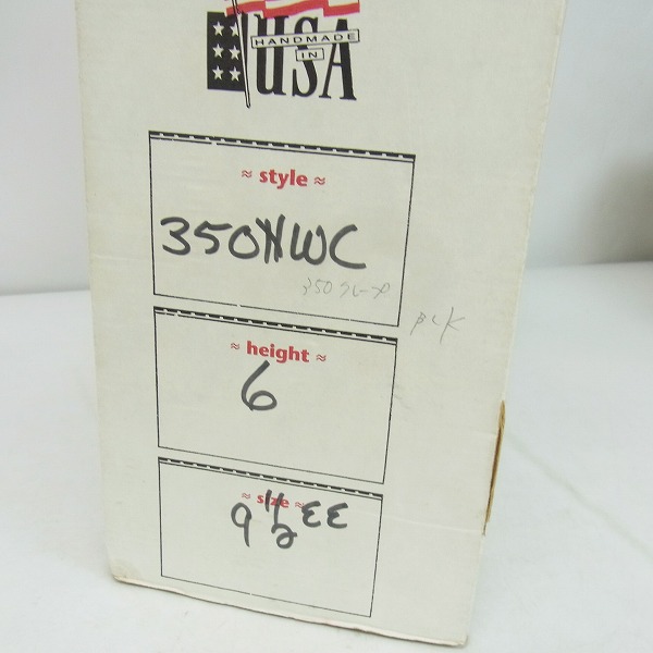 実際に弊社で買取させて頂いたWHITES BOOTS/ホワイツブーツ セッターブーツ 350NWC/9.5の画像 9枚目