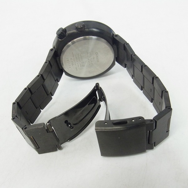 実際に弊社で買取させて頂いたCABANE de ZUCCA/カバンドズッカ デイデイト クォーツ 腕時計 7N43-0BD0【動作未確認】の画像 3枚目