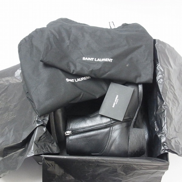 実際に弊社で買取させて頂いたSAINT LAURENT PARIS/サンローランパリ アンクル ブーツ/530825/43の画像 8枚目