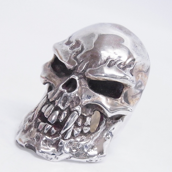 実際に弊社で買取させて頂いたCRAZY PIG/クレイジーピッグ Psycho S.O.B skull/サイコソブスカル リング #647 21.5-22号