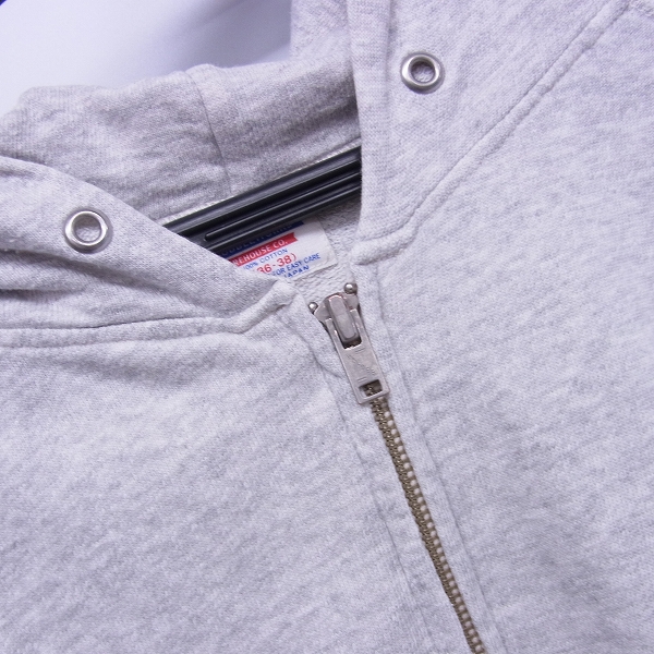 実際に弊社で買取させて頂いたWAREHOUSE/ウエアハウス DUBBLEWORKS/ダブルワークス ジップ パーカー/Sの画像 3枚目