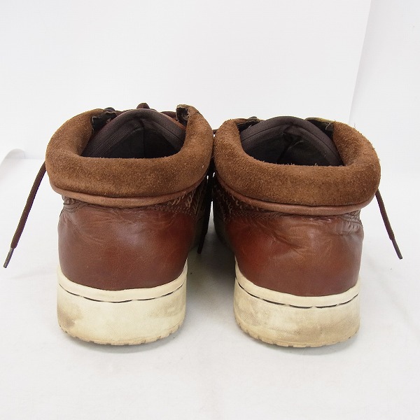 実際に弊社で買取させて頂いたKKOK/コック レザー 編み込み ブラウン/スニーカー/26 の画像 1枚目