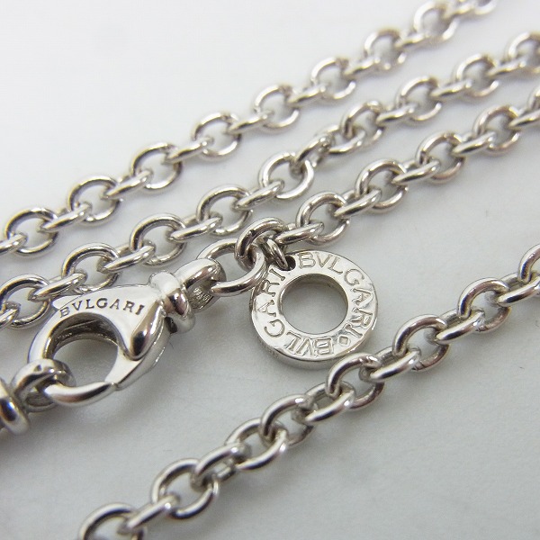 実際に弊社で買取させて頂いたBVLGARI/ブルガリ 18KWG チャーム付き ネックレスチェーン 45cm