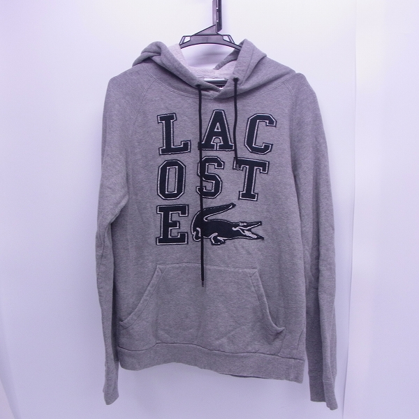 実際に弊社で買取させて頂いたLACOSTE/ラコステ ロゴ 刺繍 プルオーバーパーカー SH777S/4