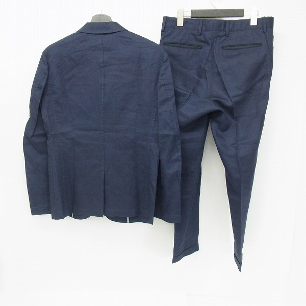 実際に弊社で買取させて頂いたFACTOTUM/ファクトタム ストライプ 2Bジャケット/パンツ セット 46/44の画像 1枚目