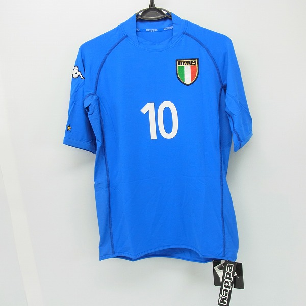実際に弊社で買取させて頂いた【未使用】KAPPA/カッパ 01/02 イタリア代表 ホーム 半袖ユニフォーム #10 トッティ/L