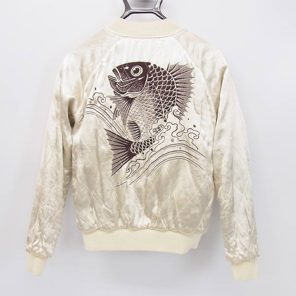 実際に弊社で買取させて頂いたDENIME ALOHA HAWAIIAN DREAM/ドゥニーム アロハハワイアンドリーム リバーシブル スカジャン/38の画像 3枚目