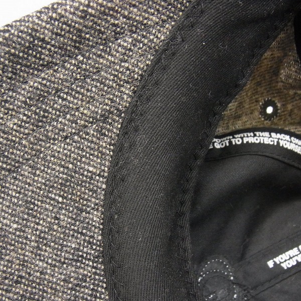 実際に弊社で買取させて頂いたBack Channel/バックチャンネル フロントパッチ キャップ グレーの画像 7枚目