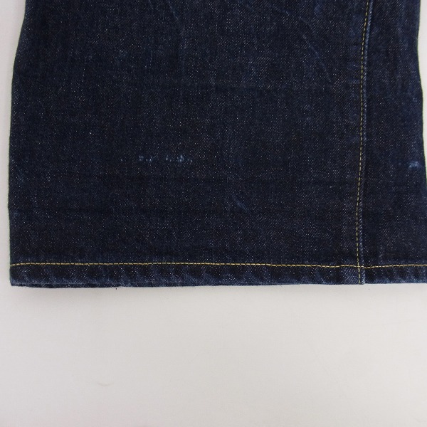 実際に弊社で買取させて頂いたSUGAR CANE/シュガーケーン 1947 デニムパンツ/W38/L36の画像 7枚目