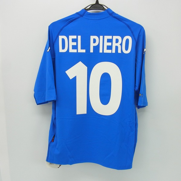 実際に弊社で買取させて頂いた【未使用】KAPPA/カッパ イタリア代表 ホーム 半袖ユニフォーム #10 デルピエロ/Lの画像 1枚目