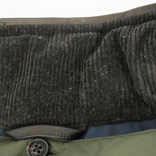 実際に弊社で買取させて頂いたBROOKS BROTHERS/ブルックスブラザーズ M-65 襟コーデュロイ ジャケット/Mの画像 6枚目