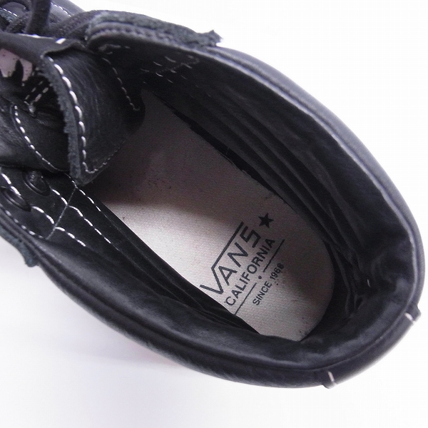 実際に弊社で買取させて頂いたVANSバンズ CALIFORNIA SK8-HI レザー ハイカットスニーカー/9の画像 4枚目