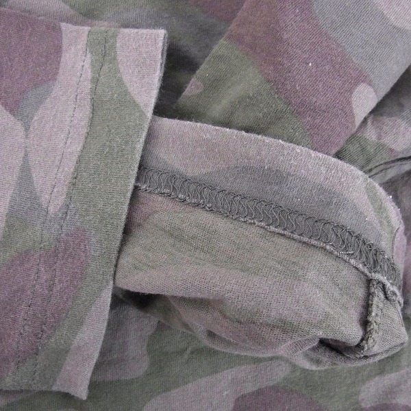 実際に弊社で買取させて頂いたHYDROGEN/ハイドロゲン 長袖Tシャツ スカルプリント/迷彩 2点セットの画像 8枚目