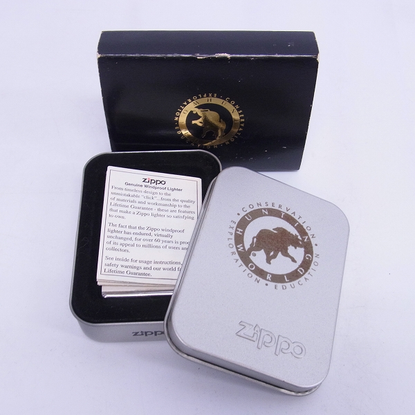 実際に弊社で買取させて頂いたZippo/ジッポー HUNTING WORLD/ハンティングワールド 00年製 の画像 6枚目